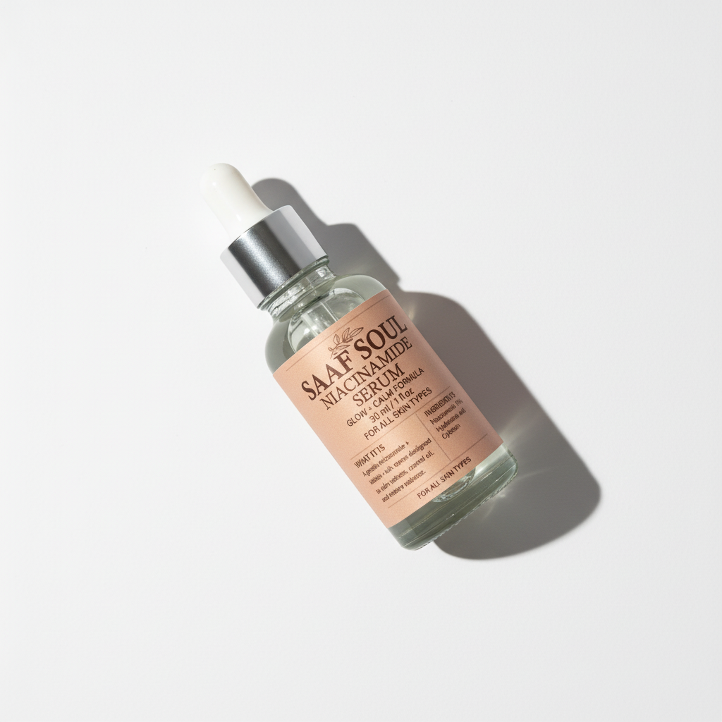 SaafSoul Serum Flat Lay Product Image